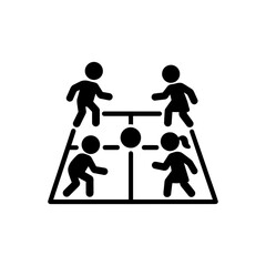 Four Square Game Kids Icon