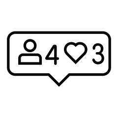 Blog icon vector. Influencer illustration sign. Like symbol collection. Review logo. ambassador mark.