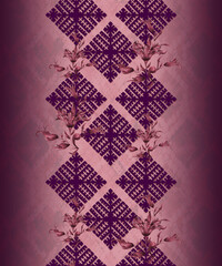 front back sleeve digital print pattern