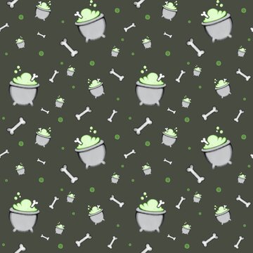 15 Halloween Seamless pattern, 300 DPI, 5000xx5000 px