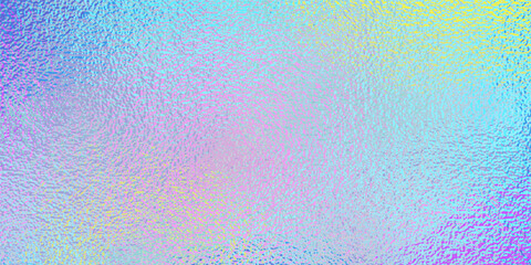 Iridescent holographic foil background. Metallic rainbow effect. Shining textured gradient