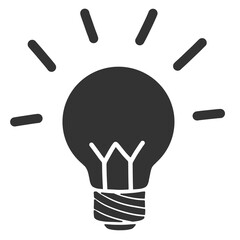 black silhouette lamp illustration