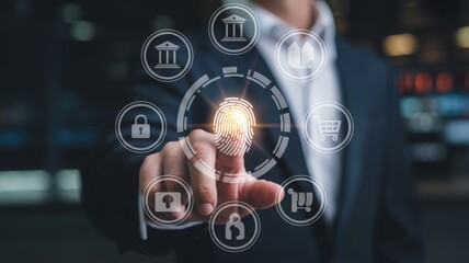 Biometric Fingerprint Security Access Authentication