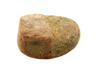 1 stone isolated on white background.