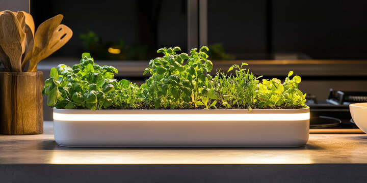 plant in the kitchen