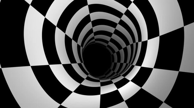 Tunnel - Checker Pattern