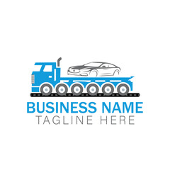 Construction Dump Truck Logo for Business