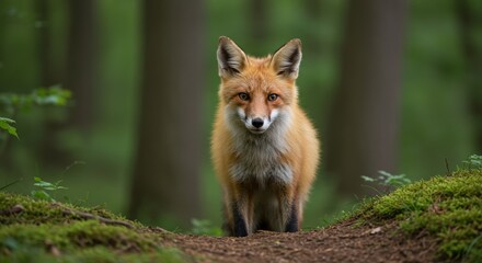 Fototapeta premium red fox vulpes