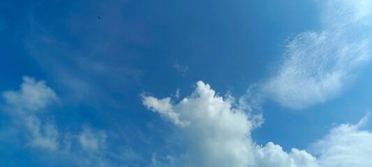 blue sky and clouds