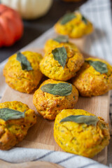 healthy home made Pumpkin scones
