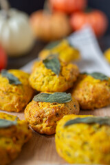 healthy home made Pumpkin scones