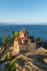 Orthodox Church of St. John the Theologian in Kaneo and Lake Ohrid
