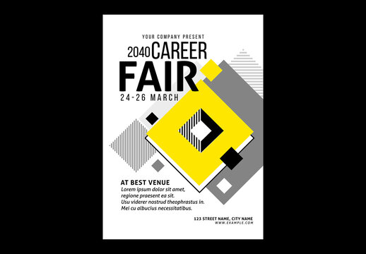 Career Fair Flyer Poster