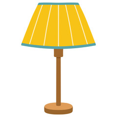 cartoon illustration of a table lamp  © GOOKKIK