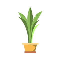Tall Plant Vector Illustration