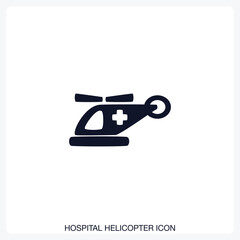 Hospital Helicopter Icon