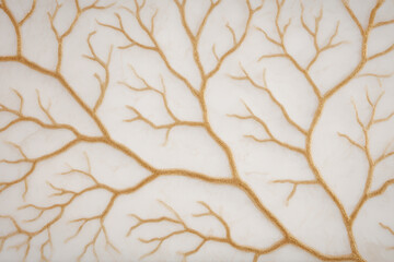 abstract composition featuring ultrabright golden lines on clean white background