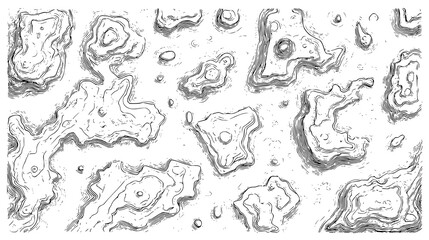 Hand-drawn fantasy map with mountains, rivers, and compass.