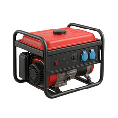 Fototapeta premium Portable Generator Isolated on White Background