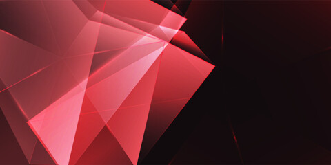 Abstract red polygon elegant background vector illustration, banner business product present eps 10