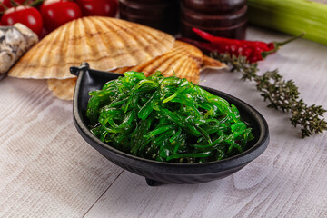 Japanese Chuka Wakame with sesame seeds