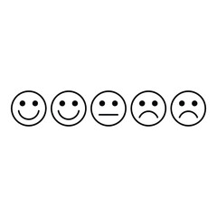 Feedback Rating Vector Icon – Customer Review, Survey, Satisfaction Symbol