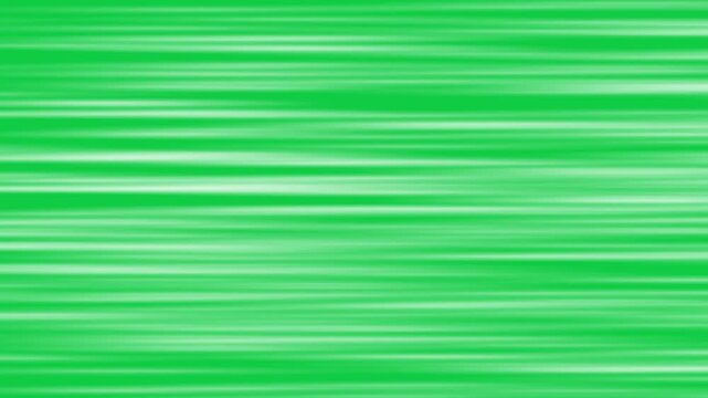 horizontal fast speed line movement effect animation on green screen background