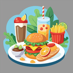 Food vector, Food  design, Food  concept, Food  post, Food  cartoon, Food  icon, Food  template, Food  art, Food  topics, Food doodle