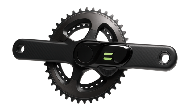 Crankset with power meter integration for professional training