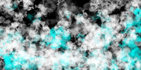  Isolated fluffy colorful cloud against a stark black background