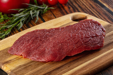 Raw classic beef steak for grill