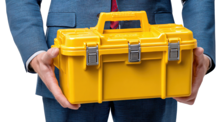 construction worker holding a clipboard