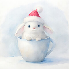 rabbit bunny with a basket