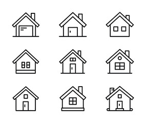 House icons home icons building icons real estate icons property icons architecture icons residential icons