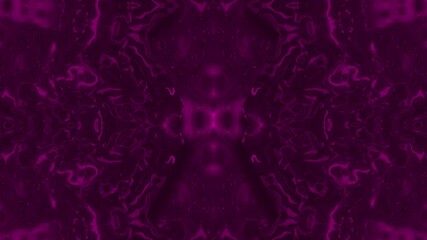 Slow motion trippy kaleidoscope animation with geometric pattern symmetrical vibrant abstract background optical illusion dynamic visual loop psychedelic motion design hypnotic lighting purple pink