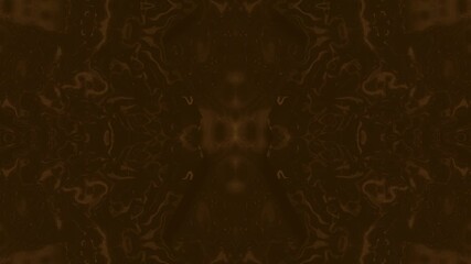 Slow motion trippy kaleidoscope animation with geometric pattern symmetrical warp vibrant abstract background optical illusion dynamic visual loop psychedelic motion design hypnotic lighting brown - Powered by Adobe