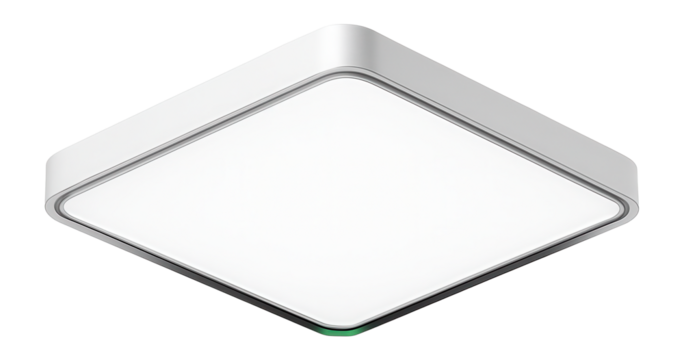 Recessed smart ceiling panel with ultra-thin profile and smart home integration capabilities