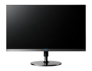 OLED TV with an anti-glare coating and a central swivel stand for angle adjustment
