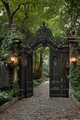 Ornate Gate to a Hidden Garden