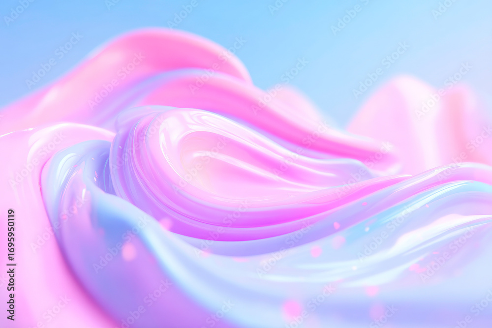 Wall mural a beautiful and energetic abstract background design with a colorful wave pattern