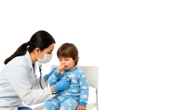 Pediatric dentist checking boy with gloves, Dentist examining boy’s teeth with gloves during clinic visit. - Powered by Adobe