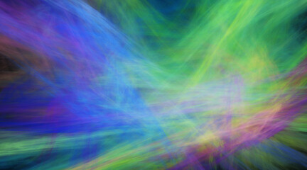 Fractal colored abstract on black background