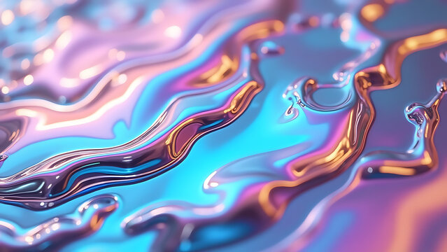 Generate 4K futuristic abstract wallpapers with neon lights, glowing waves, fractals, geometric shapes, metallic textures, and immersive cyberpunk style. No humans, clean background, stock photography - Powered by Adobe