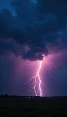 Imposing dark thunderhead dominates the sky, heavy rain imminent Powerful storm clouds build, a dramatic display of nature's power Electric energy crackles in the air , nimbus, aerial view