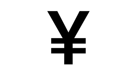 Obraz premium Powerful yen symbol for global finance, forex trading, investment and economic growth concepts