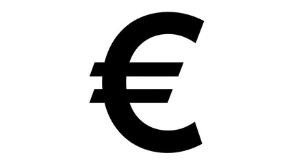 Obraz premium Bold Euro symbol for finance, investment, and European markets concepts and global business