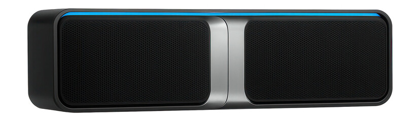 Side panel speakers for audio announcements and entertainment