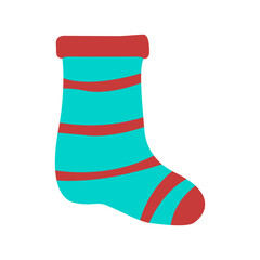 striped socks vector illustration
