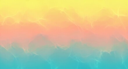 Soft gradient background with yellow pink and teal abstract brush strokes