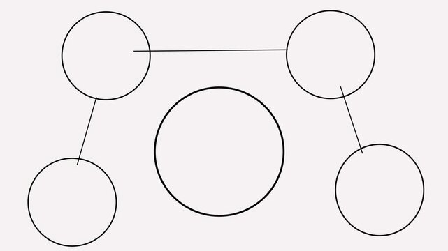 Vector illustration of an abstract Easter egg background with circles.